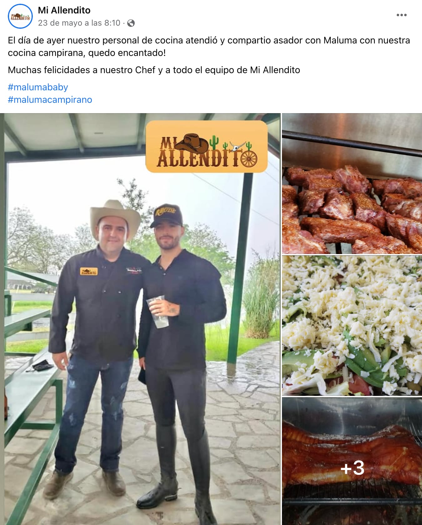 Maluma visita restaurante en Monterrey