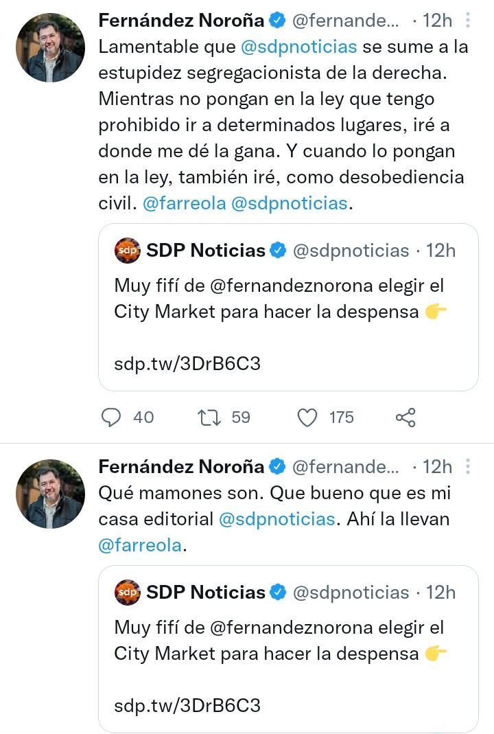Tuit Gerardo Fernández Noroña