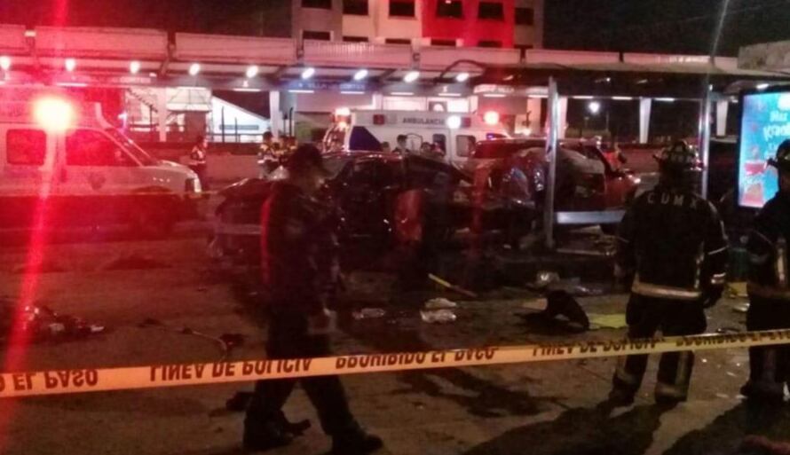 Fuerte choque en Tlalpan. Dos muertos.