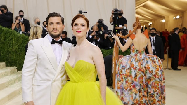 Kit Harington y Rose Leslie en la  'Met Gala'