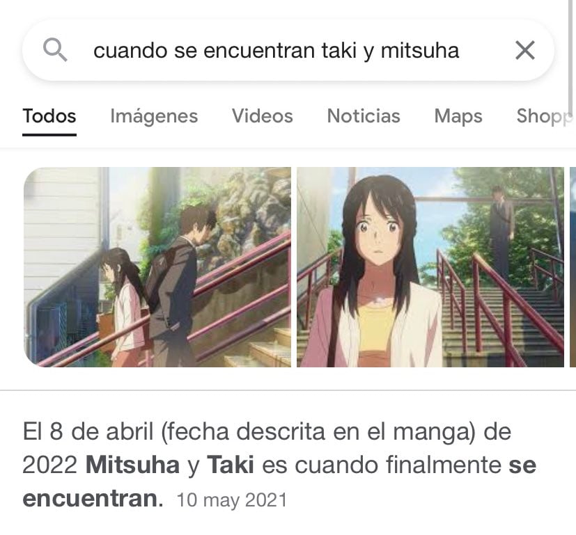 "Your Name": Hoy es el día de una fecha especial en la película de anime