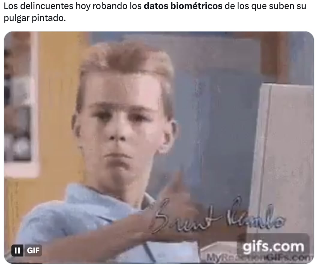Memes recomiendan proteger los datos biométricos en estas elecciones 2024 en México