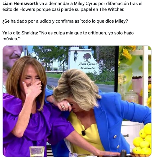 Memes destrozan a Liam Hemsworth por supuestamente demandar a Miley Cyrus