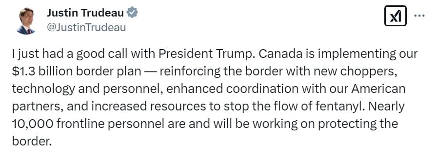 Canadá también anuncia pausa de aranceles