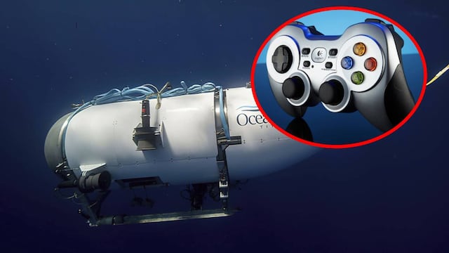 Oceangate manejado por un Logitech F710