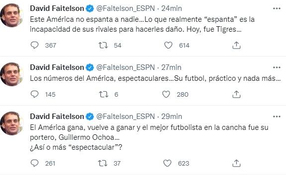 Críticas de David Faitelson