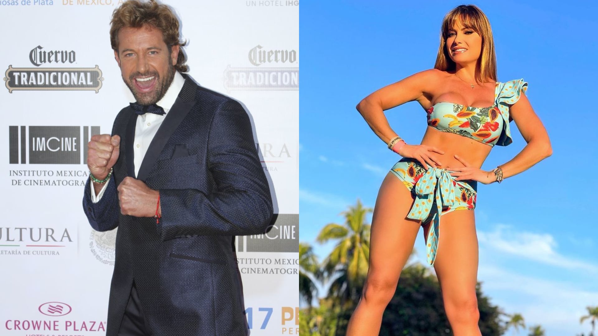 Gabriel Soto y Martha Julia.