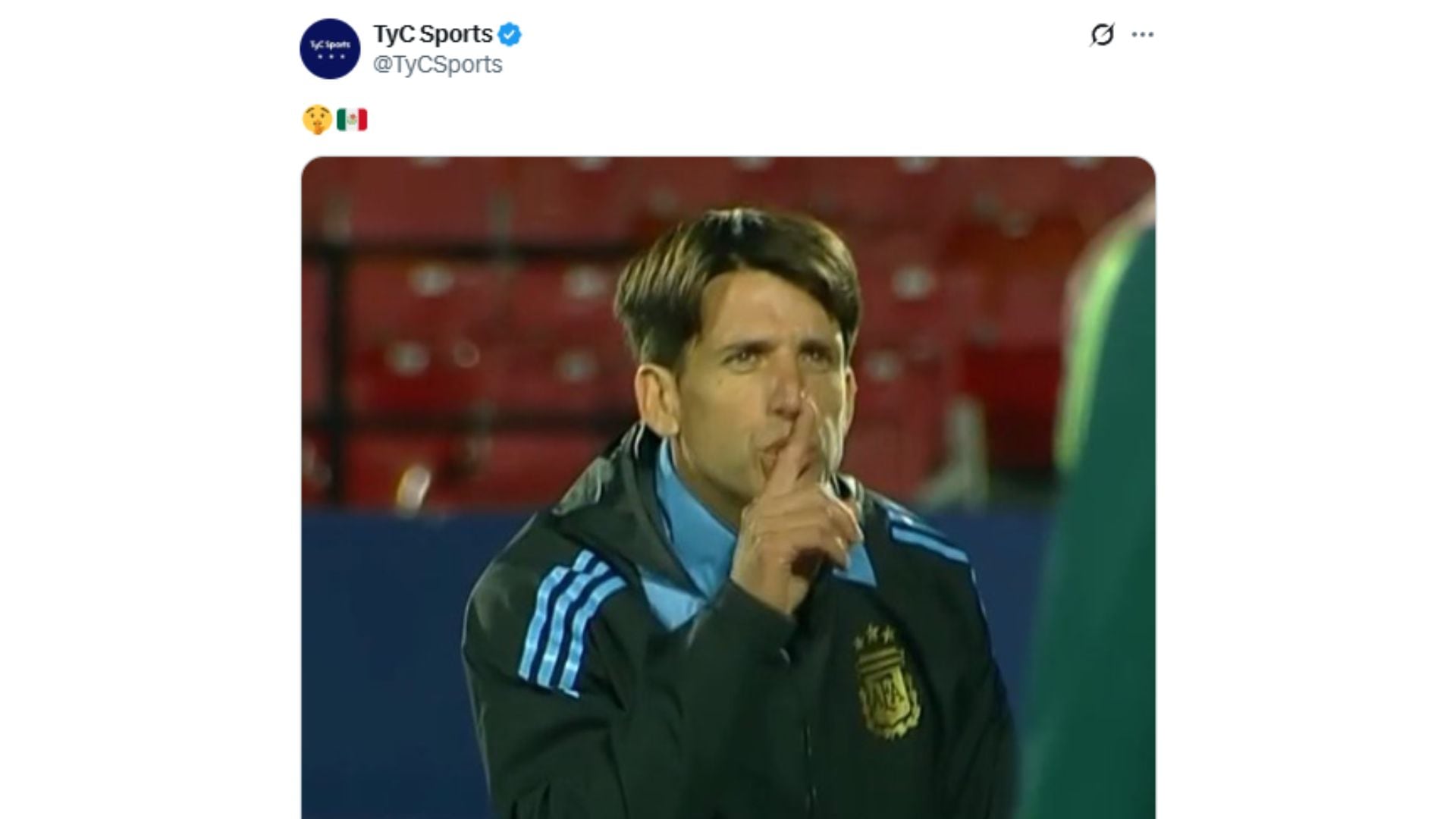 La burla contra México desde Argentina.