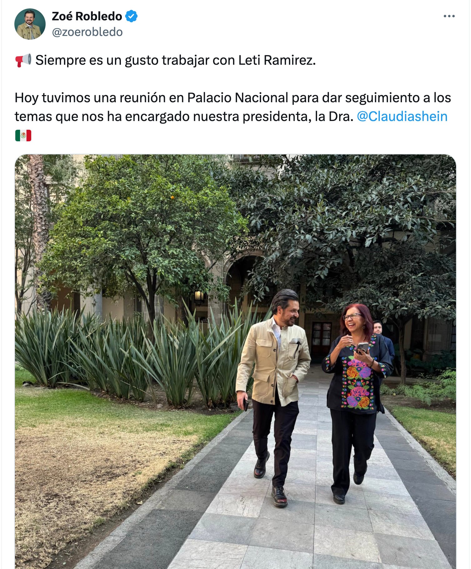 Zoé Robledo calla rumores sobre su permanencia en el IMSS