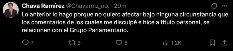 Salvador Ramírez a través de X