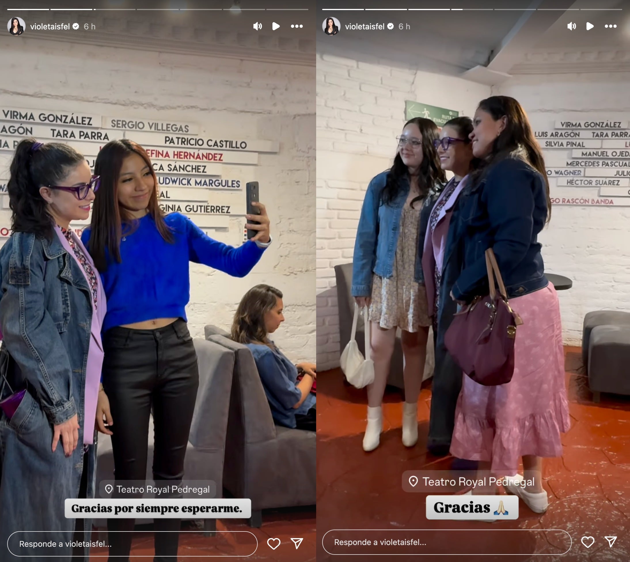 Violeta Isfel empieza a presumir fotos con sus fans
