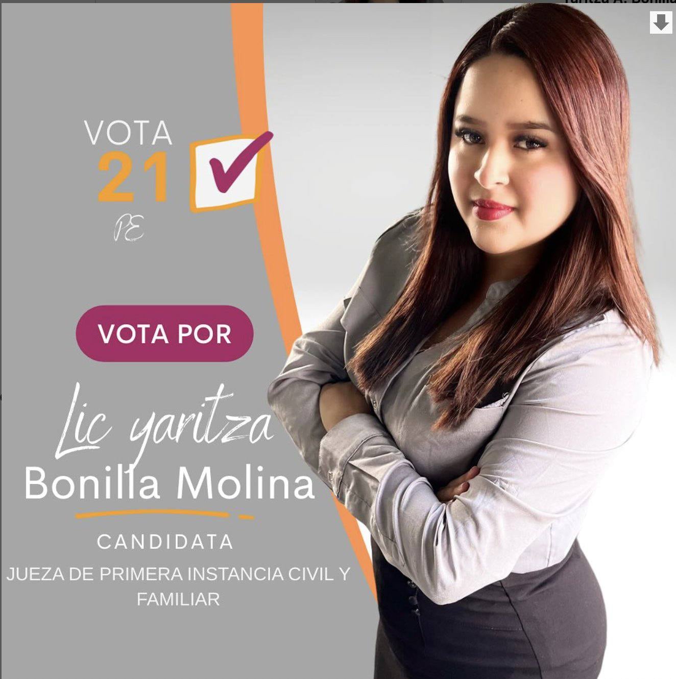 Renuncia Yaritza Atziri Bonilla Molina como jueza