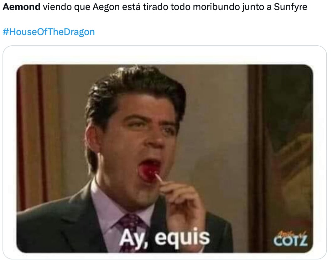 Memes se van en contra de Aemond Targaryen y Vhagar de La Casa del Dragón