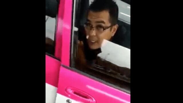 Un policía descubrió al supuesto taxista.