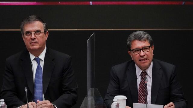 Marcelo Ebrard y Ricardo Monreal