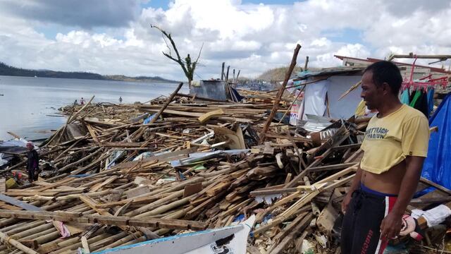 Tifón en Filipinas