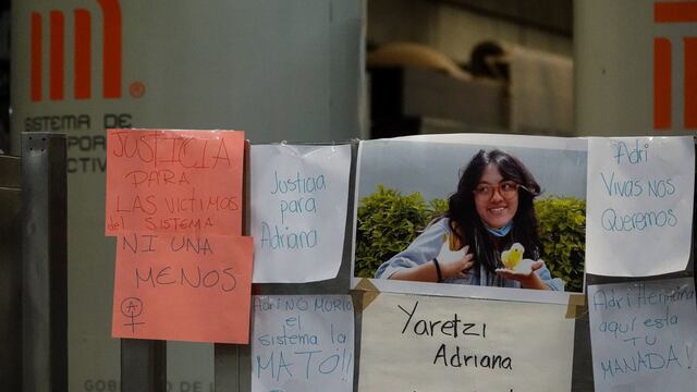 Protestan por muerte de Yaretzi Adriana Hernández en Metro Universidad