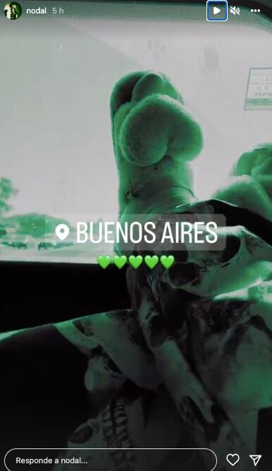 Christian Nodal está en Argentina