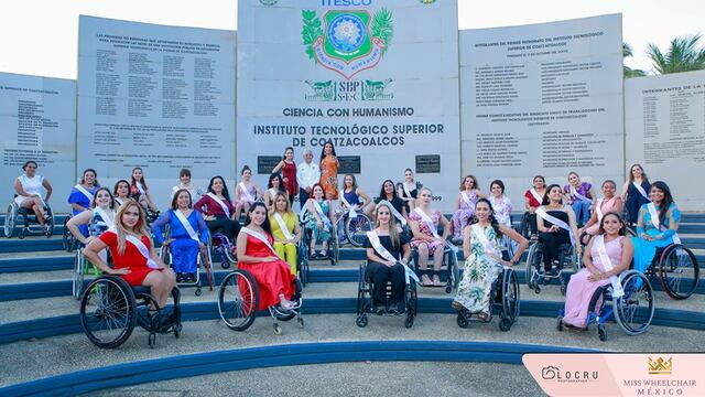 Participantes en “Señorita Silla de Ruedas” 2019
