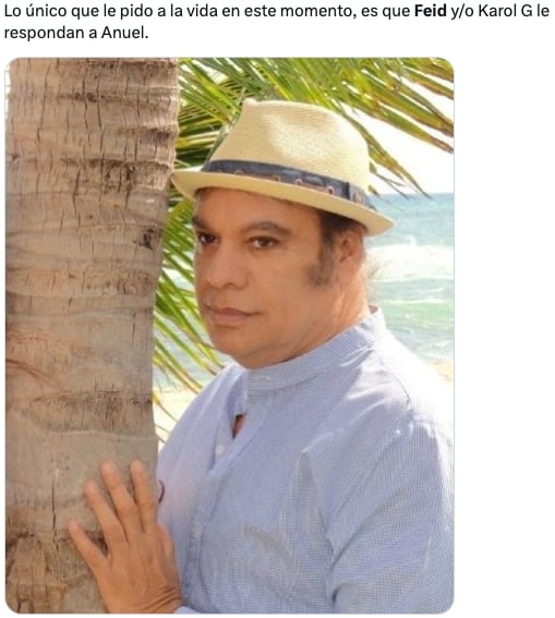 Memes tunden a Anuel AA por tirarle de nuevo a Feid