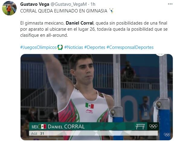 Daniel Corral en Tokio 2021