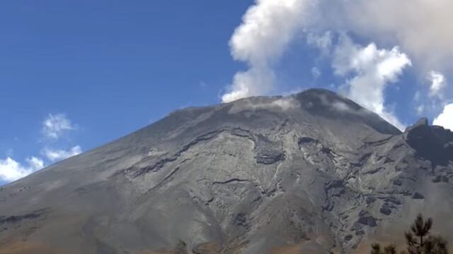 Volcán Popocatépetl el 27 de septiembre