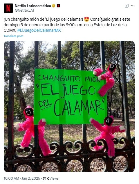 Changuito mión de El Juego del Calamar