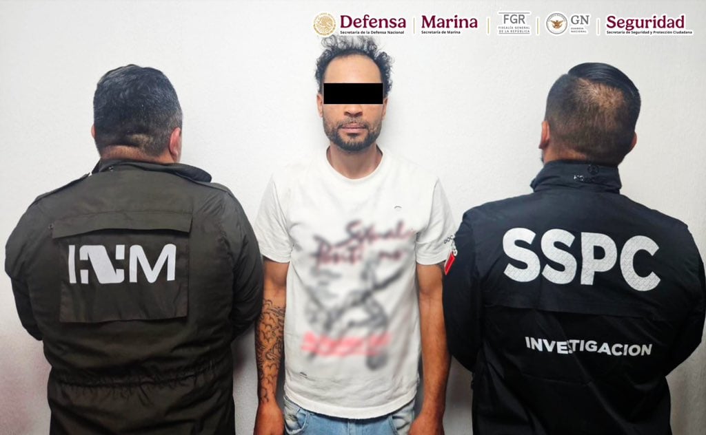 Detienen en CDMX a dos fugitivos buscados por Estados Unidos