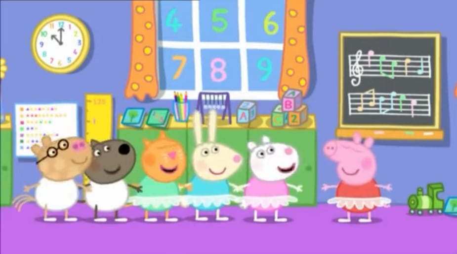Peppa Pig aprende ballet