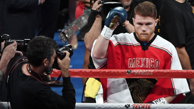 ‘Canelo’ previo al combate.