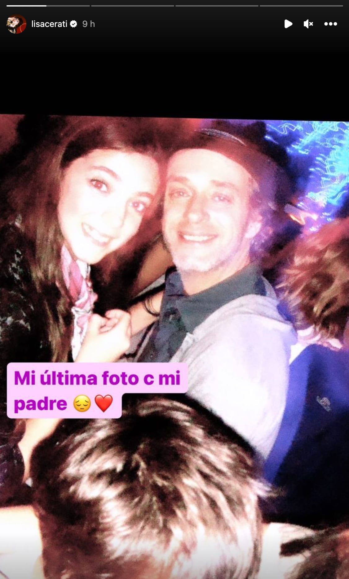 Foto de Lisa y Gustavo Cerati