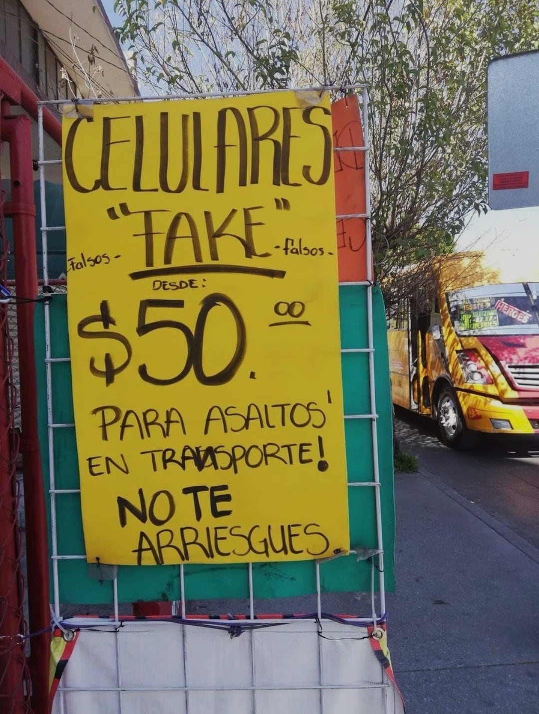 Celulares falso para asaltos