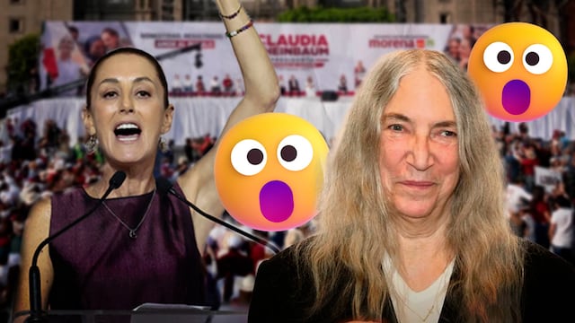 Claudia Sheinbaum deja impactada a la cantante Patti Smith con arranque de campaña en el Zócalo