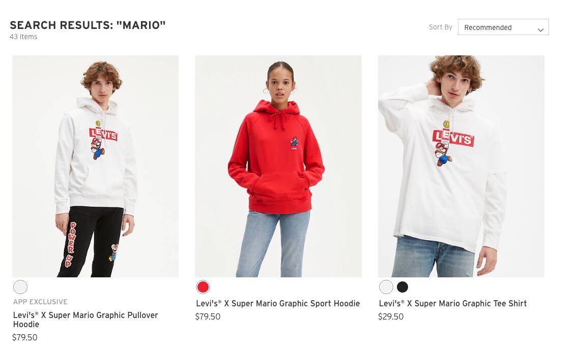 Levi's X Super Mario