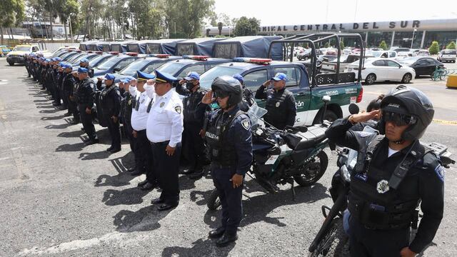 Coyoacán se suma al operativo de seguridad en la terminal de Taxqueña