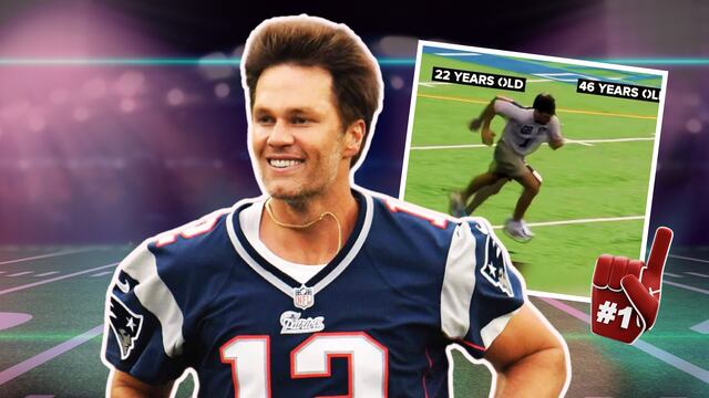 Tom Brady corre más rápido que cuando era joven