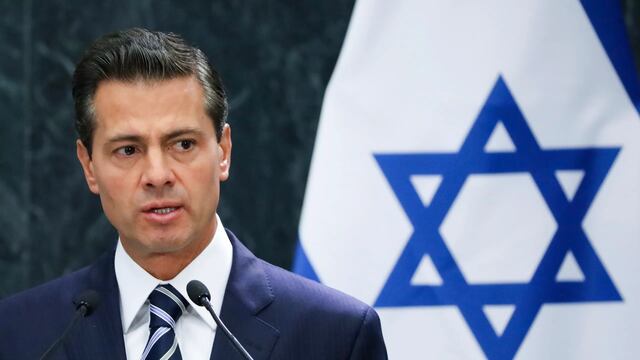Benjamín Netanyahu, Primer Ministro del Estado de Israel con Enrique Peña Nieto