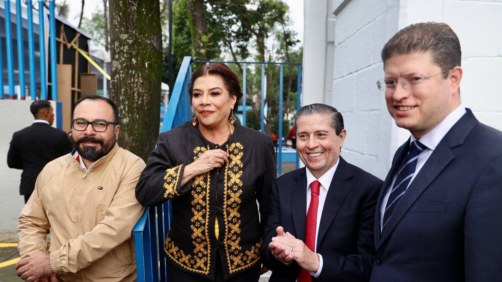 Giovani Gutiérrez y Clara Brugada anuncian disminución de delitos en Coyoacán