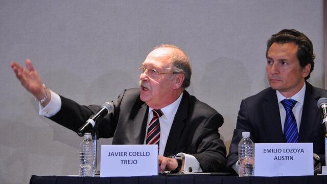 Javier Coello y Emilio Lozoya. En busca de protección.