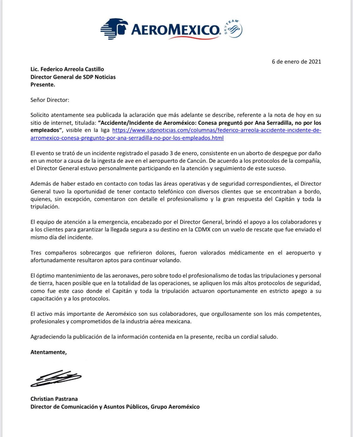 Aclaración