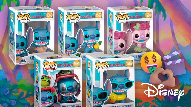 Esta esta nueva colección de Funko Pop! de Lilo y Stitch