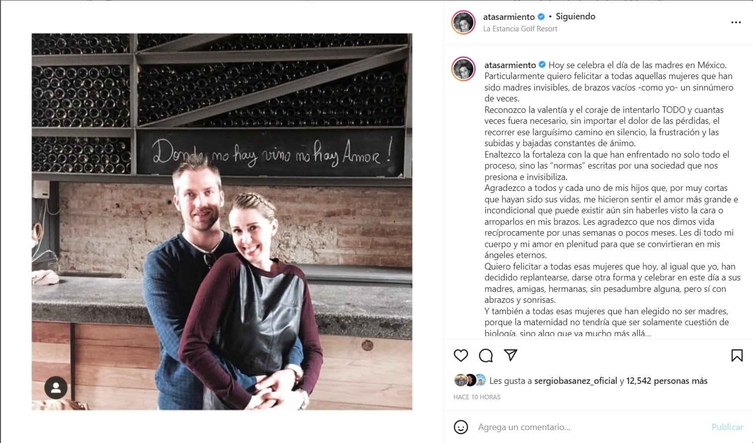 Post de Atala Sarmiento