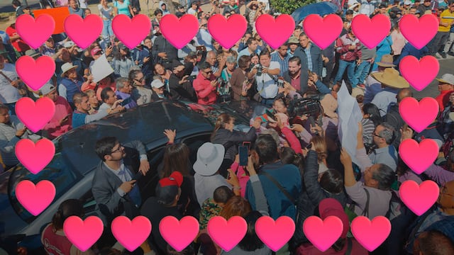 Claudia Sheinbaum recibió el apoyo ciudadano y su cariño