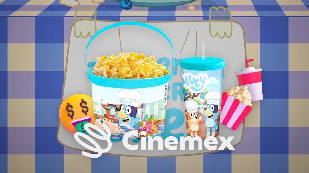 Combo infantil Bluey en Cinemex: Precio y qué incluye para estreno de Juguemos a ser Chef
