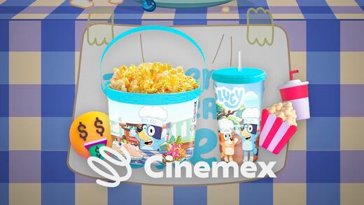 Combo infantil Bluey en Cinemex: Precio y qué incluye para estreno de Juguemos a ser Chef