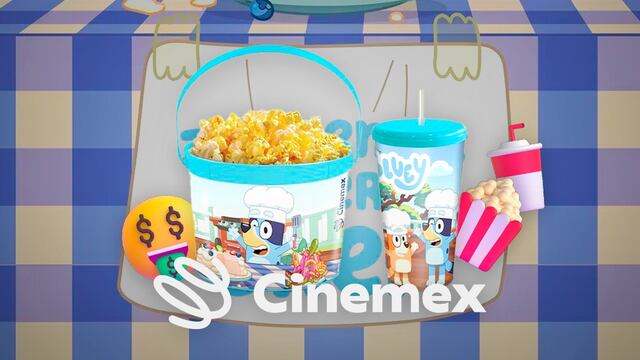 Combo infantil Bluey en Cinemex: Precio y qué incluye para estreno de Juguemos a ser Chef