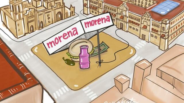 Cartón de Garabato para Plácido Garza