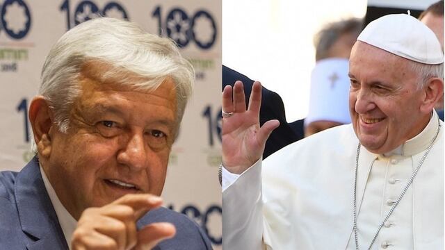 Andrés Manuel López Obrador y el Papa Francisco