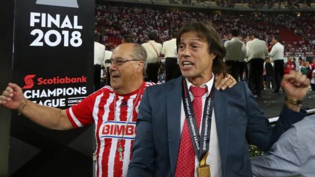 Matías Almeyda y su padre