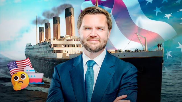 JD Vance, compara a Estados Unidos con el Titanic